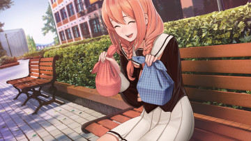 Картинка аниме love+live +school+idol+project девушка взгляд фон