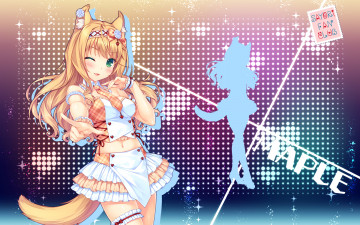 Картинка аниме nekopara maple