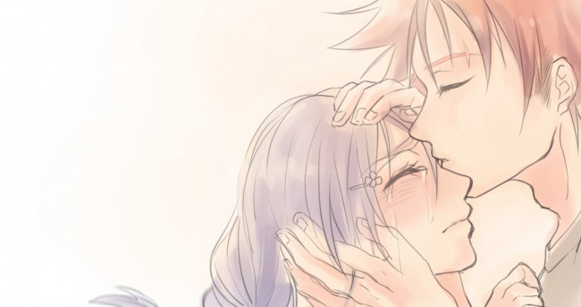 Обои картинки фото аниме, shokugeki no soma, романтика