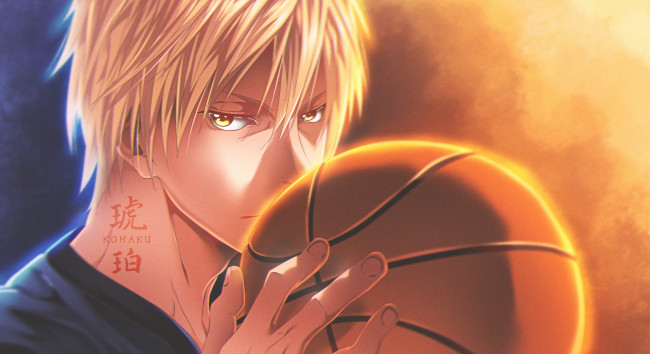 Обои картинки фото аниме, kuroko no baske, кисе, рёта