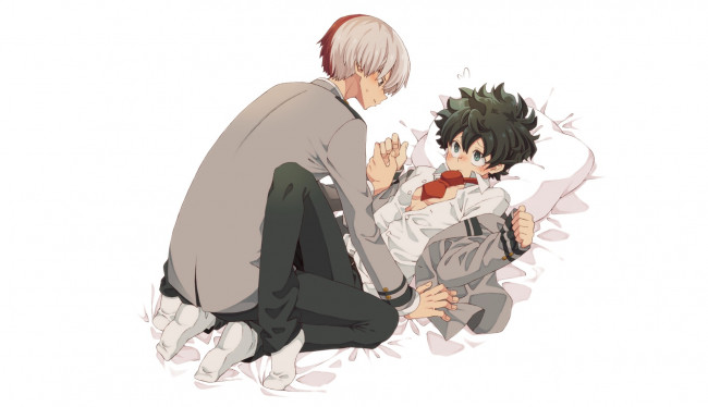 Обои картинки фото аниме, boku no hero academia, моя, геройская, академия