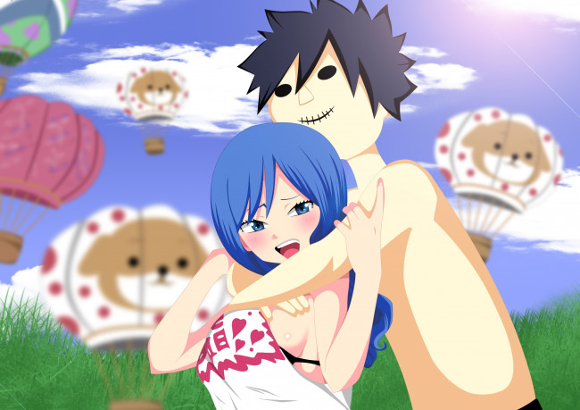 Обои картинки фото аниме, fairy tail, хвост, феи