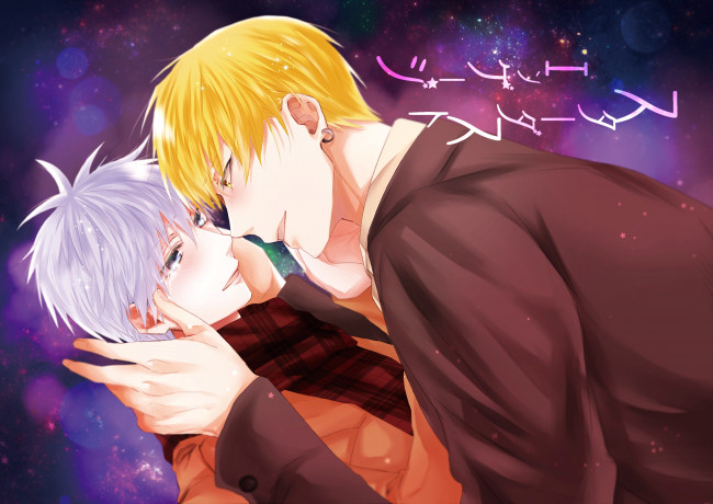 Обои картинки фото аниме, kuroko no baske, парни