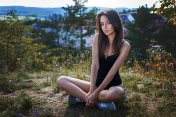 Картинка девушка девушки -unsort+ брюнетки темноволосые модель