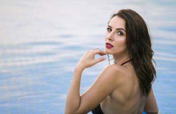 Картинка девушка девушки -unsort+ брюнетки темноволосые модель