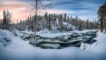 Картинка природа зима простор