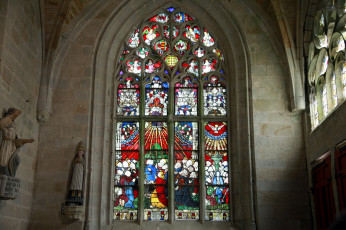 обоя разное, религия, витраж