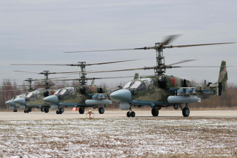 Картинка вертолёты+ка-52 авиация вертолёты ка-52 аллигаторы вертушки аэродром