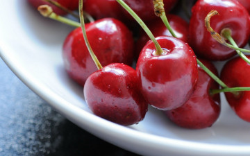 Картинка еда вишня +черешня вишни