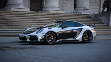 Картинка автомобили porsche topcar 911 turbo sm stinger gtr 2022 тюнинг порше ступени