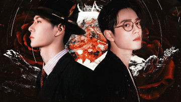 Картинка разное компьютерный+дизайн сяо чжань ван ибо шляпа очки