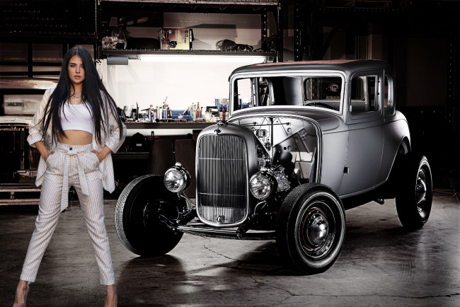 Обои картинки фото автомобили, -авто с девушками, kristina, romanova