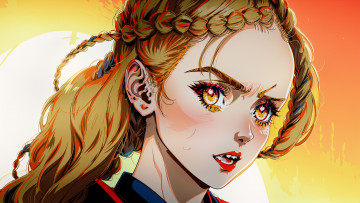 Картинка аниме unknown +другое+ нейросети графика нейроарт ai art нейронные сети рисунки нейро искусство