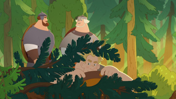 Картинка три+богатыря +ни+дня+без+подвига+ +2024+ мультфильмы +ни+дня+без+подвига три богатыря ни дня без подвига анимация добрыня никитич алeша пoпoвич илья муромец