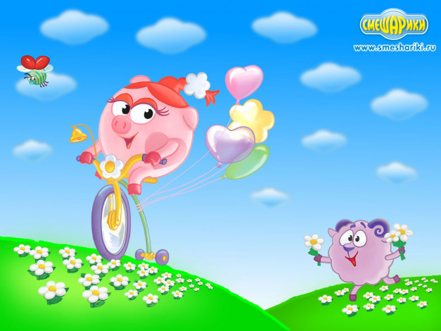 Обои картинки фото мультфильмы, смешарики