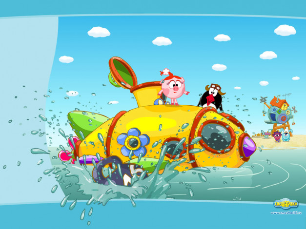 Обои картинки фото мультфильмы, смешарики