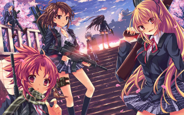 Картинка аниме weapon blood technology