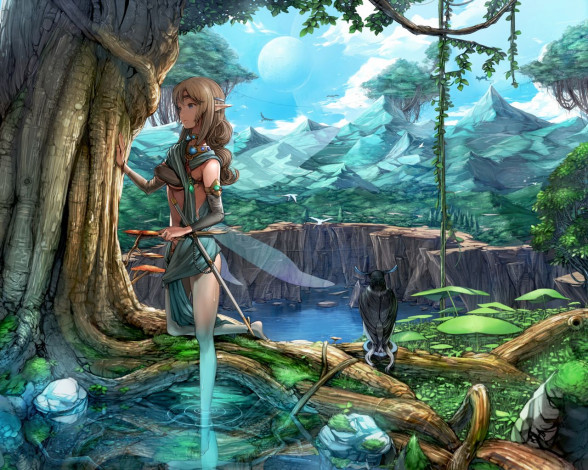 Обои картинки фото аниме, angels, demons