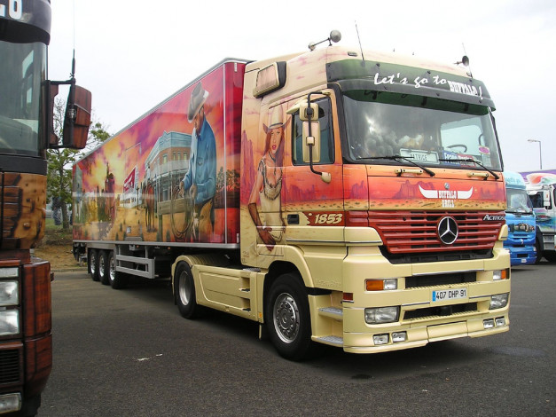 Обои картинки фото автомобили, mercedes, trucks