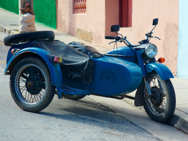 Обои картинки фото мотоциклы, коляской