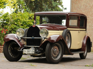 Картинка bugatti type 49 saloon автомобили классика