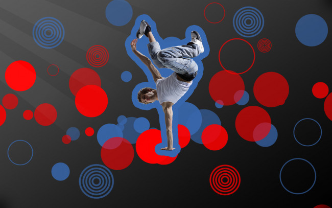 Обои картинки фото разное, компьютерный, дизайн, круги, тёмный