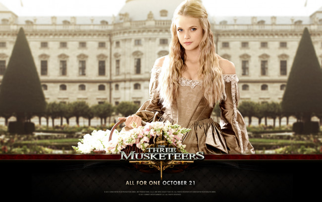 Обои картинки фото the, three, musketeers, кино, фильмы, gabriella, wilde, constance, bonacieux