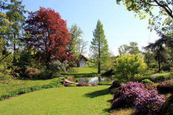 Картинка Чехия pruhonice природа парк