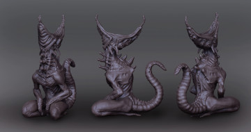 Картинка 3д+графика _science+fiction существа