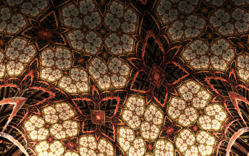 Картинка 3д+графика фракталы+ fractal узор цвета фон