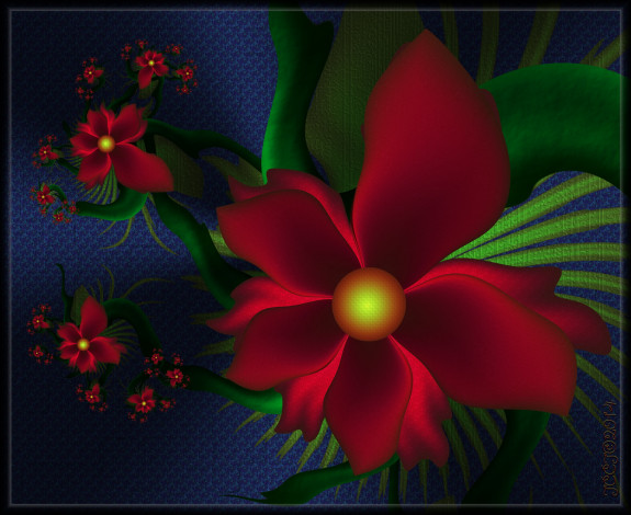 Обои картинки фото 3д графика, цветы , flowers, узор, фон, цвета, лепестки