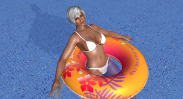 Картинка 3д+графика люди+ people фон взгляд девушка