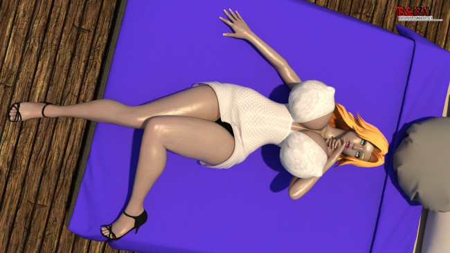 Обои картинки фото 3д графика, люди , people, взгляд, девушка, фон