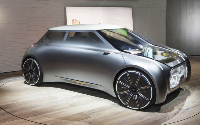 Обои картинки фото mini vision next 100 concept 2016, автомобили, выставки и уличные фото, concept, 100, next, vision, mini, 2016