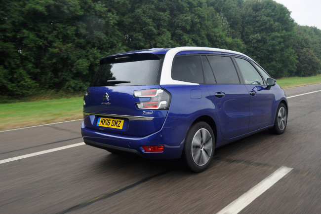 Обои картинки фото автомобили, citroen, ds, citroеn, grand, c4, picasso, uk-spec, 2016г