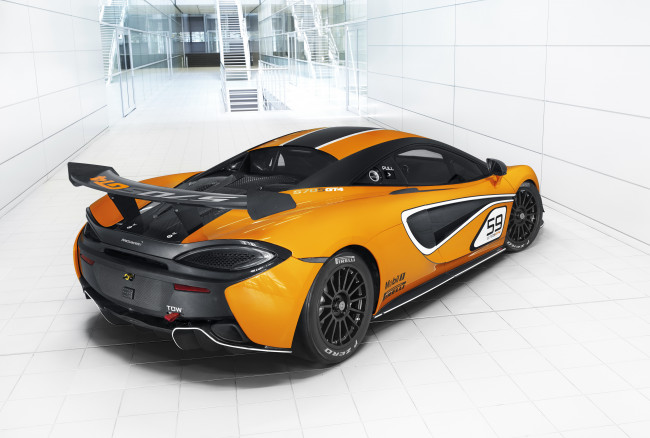 Обои картинки фото автомобили, mclaren, 570s, gt4, 2016г