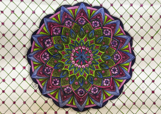 Картинка рисованное абстракция узор