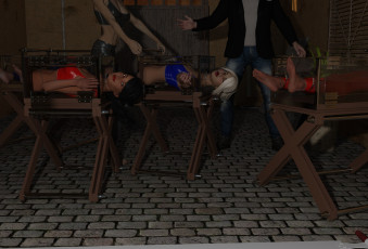 обоя 3д графика, люди , people, фон, девушки, взгляд