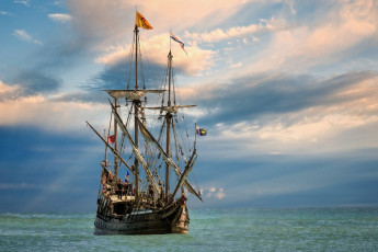 Картинка корабли парусники корабль море