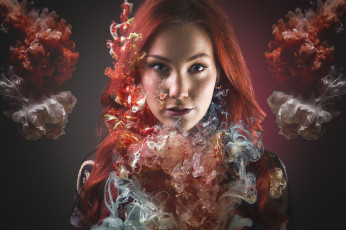 Картинка разное компьютерный+дизайн девушка