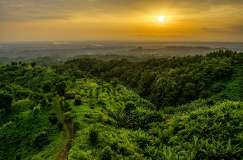 Картинка природа восходы закаты простор