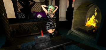 Картинка 3д+графика люди+ people фон взгляд девушка