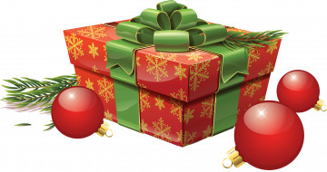 Картинка праздничные векторная+графика+ новый+год подарки
