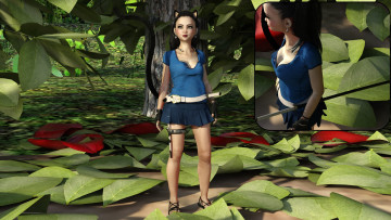 Картинка 3д+графика фантазия+ fantasy фон взгляд девушка