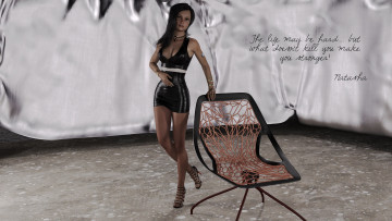 Картинка 3д+графика люди+ people фон взгляд девушка