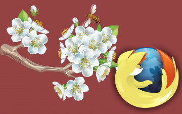 Картинка компьютеры mozilla+firefox фон логотип