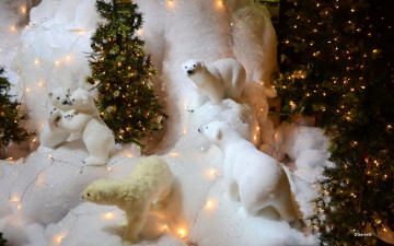 Картинка праздничные фигурки медведи