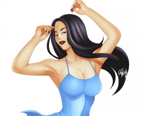 Обои картинки фото векторная графика, девушки , girls, фон, взгляд, девушка