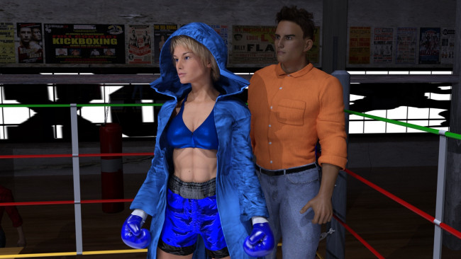 Обои картинки фото 3д графика, спорт , sport, девушка, взгляд, фон