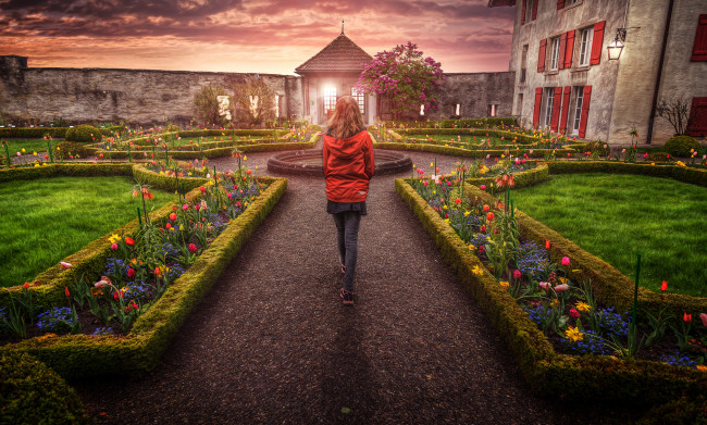 Обои картинки фото города, - улицы,  площади,  набережные, цветы